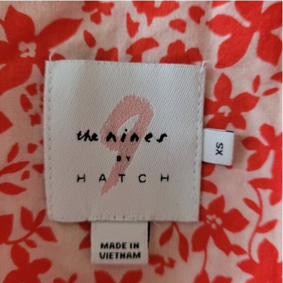 Hatch Red Floral Midi Maternity Dress - Picture 5 of 5